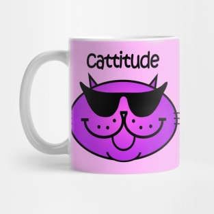 Cattitude 2 - Purple Haze Mug